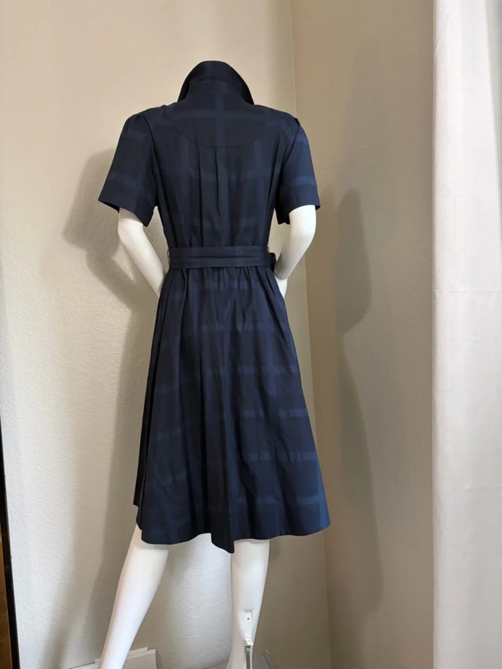 NWT Brooks Brothers 100% cotton button down shirt dress. Old money, classic - Picture 3 of 12